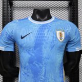 26/27（2026）Uruguay  X Blue flame ice pattern  Special Edition  Player  1:1 Quality Soccer Jersey
