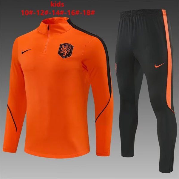 26/27（2026） Netherlands  Orange Kids 1:1 Quality Training Jersey