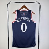 2025  Los Angeles Clippers Blue #0 WESTBROOK 1:1 Quality NBA Season Jerseys