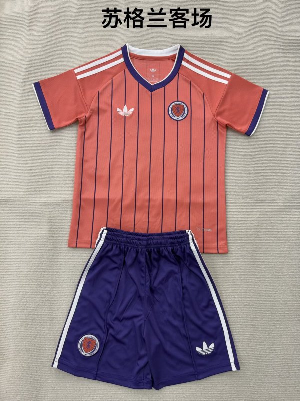 26/27 (2026)  Scotland  Away  Kids 1:1 Quality Soccer Jersey
