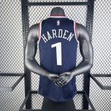 2025  Los Angeles Clippers Blue #1 HARDEN 1:1 Quality NBA Season Jerseys