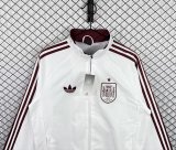 26/27 (2026) Spain  White Windbreaker  1:1 Quality Soccer Jersey