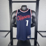 2025  Los Angeles Clippers Blue #1 HARDEN 1:1 Quality NBA Season Jerseys