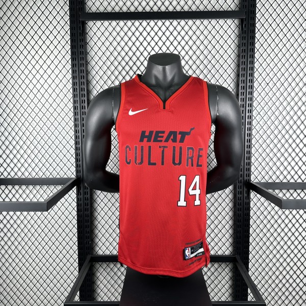2025  Miami Heat City Edition #14 HERRO  1:1 Quality NBA Season Jerseys