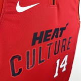 2025  Miami Heat City Edition #14 HERRO  1:1 Quality NBA Season Jerseys