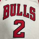 Chicago Bulls White #2 BALL  1:1  Quality NBA Season Jerseys