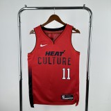 2025 Miami Heat City Edition #11 JAQUEZ JR.  1:1 Quality NBA Season Jerseys