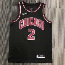 Chicago Bulls Black  #2 BALL  1:1  Quality NBA Season Jerseys