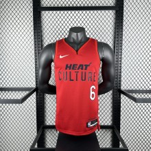 2025 Miami Heat City Edition #6 JAMES 1:1 Quality NBA Season Jerseys