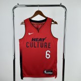 2025 Miami Heat City Edition #6 JAMES 1:1 Quality NBA Season Jerseys