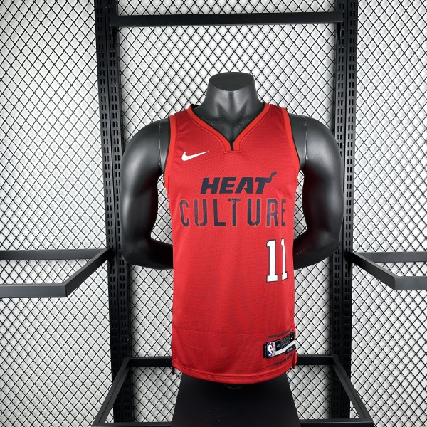 2025 Miami Heat City Edition #11 JAQUEZ JR.  1:1 Quality NBA Season Jerseys