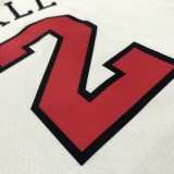 Chicago Bulls White #2 BALL  1:1  Quality NBA Season Jerseys