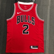 Chicago Bulls  Red #2 BALL  1:1  Quality NBA Season Jerseys