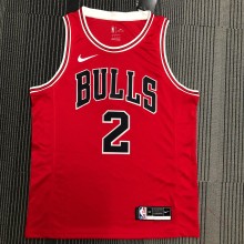 Chicago Bulls  Red #2 BALL  1:1  Quality NBA Season Jerseys