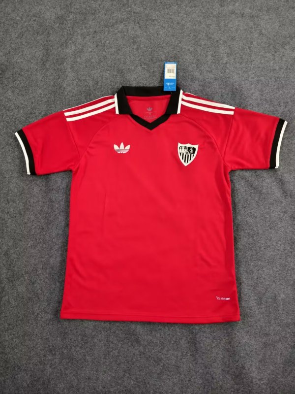 26/27 (2026)   Sevilla FC  Away Red Fans 1:1 Quality Soccer Jersey