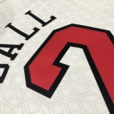2023  Chicago Bulls  City Edition White #2 BALL   1:1  Quality NBA Season Jerseys
