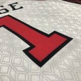 2023  Chicago Bulls  City Edition White #1 ROSE   1:1  Quality NBA Season Jerseys