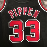 1998  Chicago Bulls Black #33 PIPPEN   1:1  Quality NBA Season Jerseys