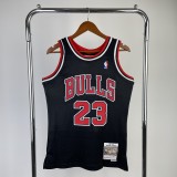 1998  Chicago Bulls Black #23 JORDAN   1:1  Quality NBA Season Jerseys