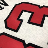 2023  Chicago Bulls  City Edition White #33 PIPPEN   1:1  Quality NBA Season Jerseys