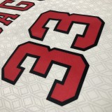 2023  Chicago Bulls  City Edition White #33 PIPPEN   1:1  Quality NBA Season Jerseys