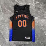 25/26  New York Knicks Black #00 CLARKSON  1:1 Quality NBA  Jerseys