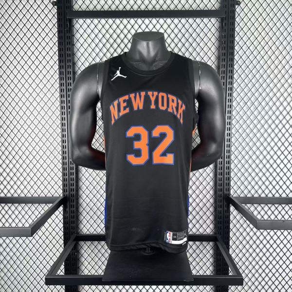 25/26  New York Knicks Black #32 TOWNS 1:1 Quality NBA  Jerseys