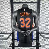 25/26  New York Knicks Black #32 TOWNS 1:1 Quality NBA  Jerseys