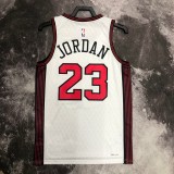 2023  Chicago Bulls  City Edition White #23 JORDAN   1:1  Quality NBA Season Jerseys