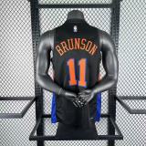 25/26  New York Knicks Black #11 BRUNSON   1:1 Quality NBA  Jerseys