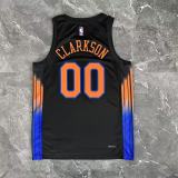 25/26  New York Knicks Black #00 CLARKSON  1:1 Quality NBA  Jerseys