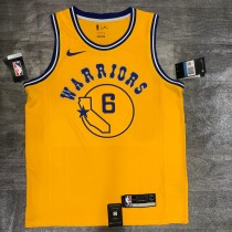 2023  Golden State Warriors White  Yellow #6 YOUNG  1:1  Quality NBA Season Jerseys