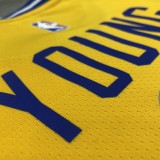 2023  Golden State Warriors White  Yellow #6 YOUNG  1:1  Quality NBA Season Jerseys