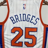 2025  New York Knicks City Edition #25 BRIDGES 1:1 Quality NBA  Jerseys