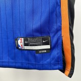 2024  New York Knicks  City Edition Blue #00 CLARKSON  1:1 Quality NBA  Jerseys