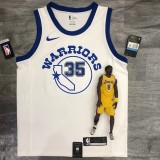 Golden State Warriors White #35 DURANT   1:1  Quality NBA Season Jerseys