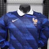 26/27（2026  France Home  Long Sleeve Player 1:1 Quality Soccer Jersey