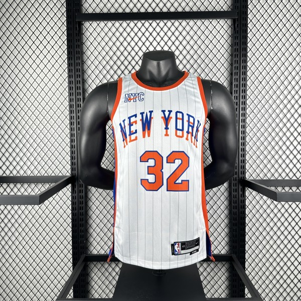 2025  New York Knicks City Edition #32 TOWNS 1:1 Quality NBA  Jerseys