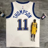 Golden State Warriors White #11 THOMPSON   1:1  Quality NBA Season Jerseys