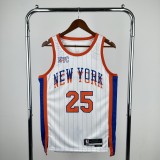 2025  New York Knicks City Edition #25 BRIDGES 1:1 Quality NBA  Jerseys