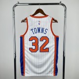 2025  New York Knicks City Edition #32 TOWNS 1:1 Quality NBA  Jerseys