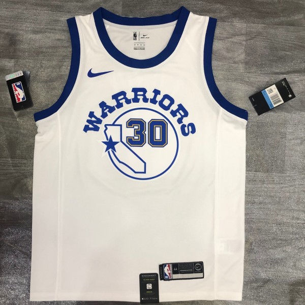 Golden State Warriors  White #30 CURRY 1:1  Quality NBA Season Jerseys