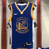 2020 Golden State Warriors Blue V-Neck  #35 DURANT  1:1  Quality NBA Season Jerseys