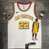 Golden State Warriors White San Francisco #22 WIGGINS  1:1  Quality NBA Season Jerseys