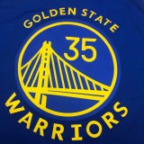 2020 Golden State Warriors Blue V-Neck  #35 DURANT  1:1  Quality NBA Season Jerseys