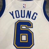 Golden State Warriors  White #6 YOUNG 1:1  Quality NBA Season Jerseys