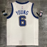 Golden State Warriors  White #6 YOUNG 1:1  Quality NBA Season Jerseys