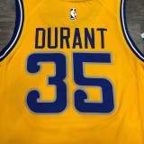 Golden State Warriors  Yellow #35 DURANT 1:1  Quality NBA Season Jerseys