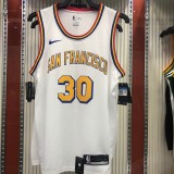 Golden State Warriors White San Francisco #30 CURRY  1:1  Quality NBA Season Jerseys
