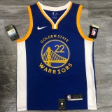 2020 Golden State Warriors Blue V-Neck #22 WIGGINS  1:1  Quality NBA Season Jerseys